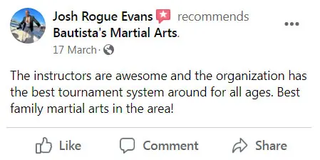 Adult Martial Arts Classes | Bautista's Martial Arts